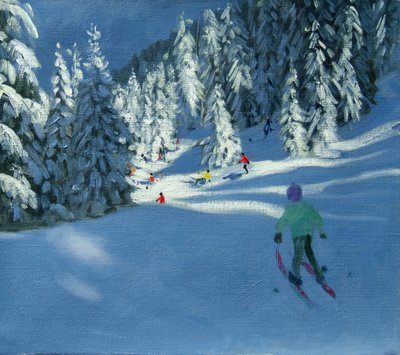 Fresh Snow, Morzine, France by Andrew Macara